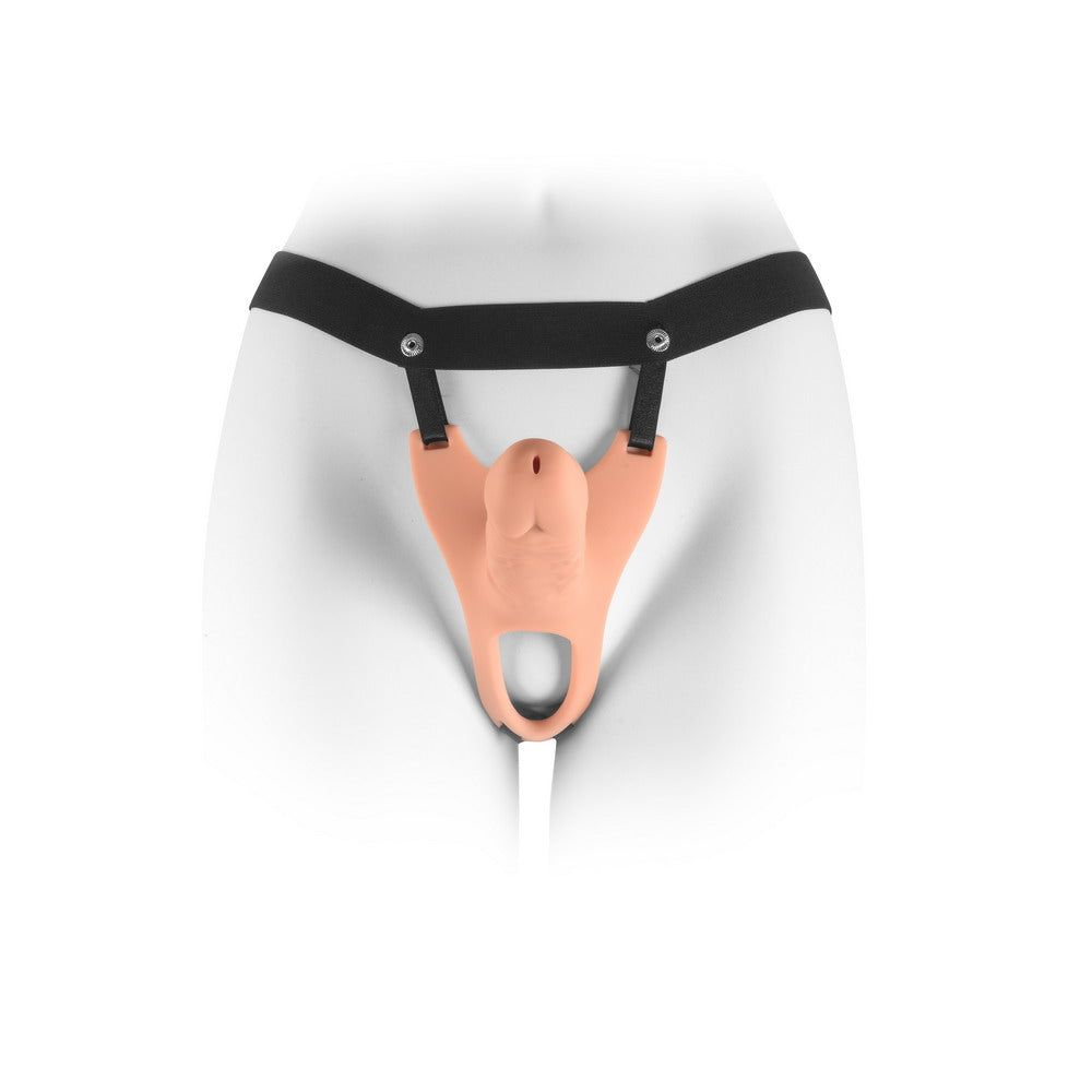 VSC Novelty - Strap-on con Dildo Cavo (Hollow) - 6" - Color Carne