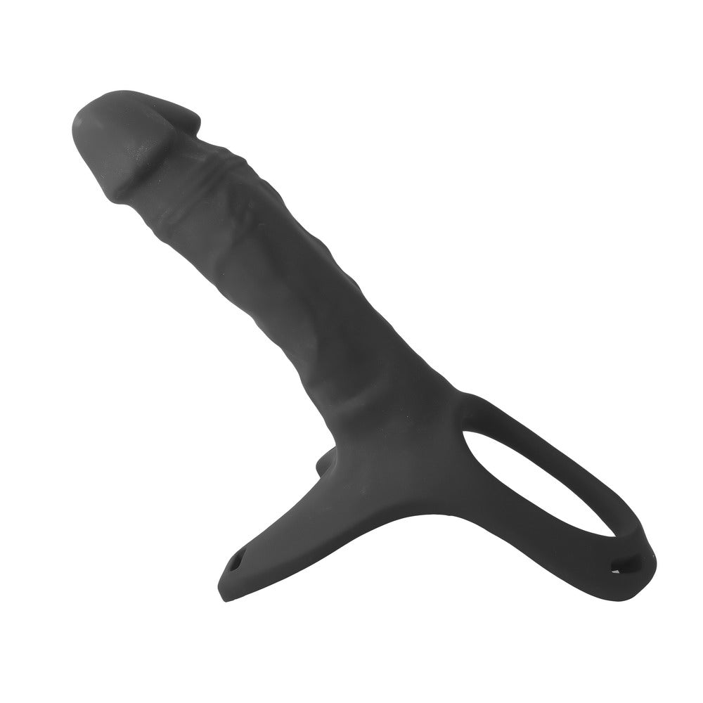 VSC Novelty - Strap-on con Dildo Cavo (Hollow) - 6" - Nero