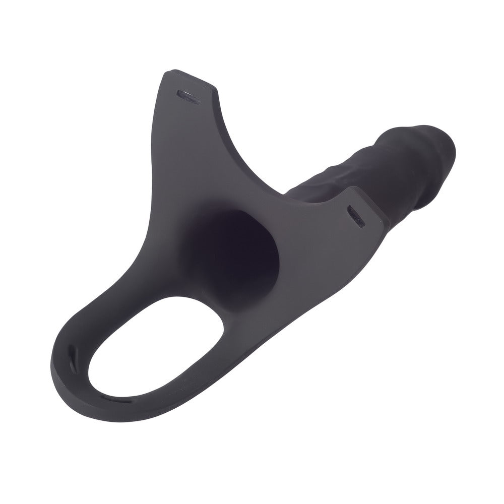 VSC Novelty - Strap-on con Dildo Cavo (Hollow) - 6" - Nero