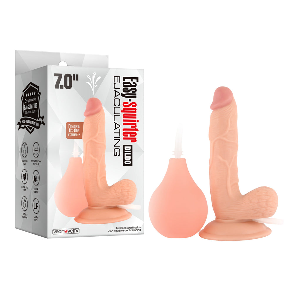 VSC Novelty - Dildo Realistico Easy-Squirter Ejaculating - 7"