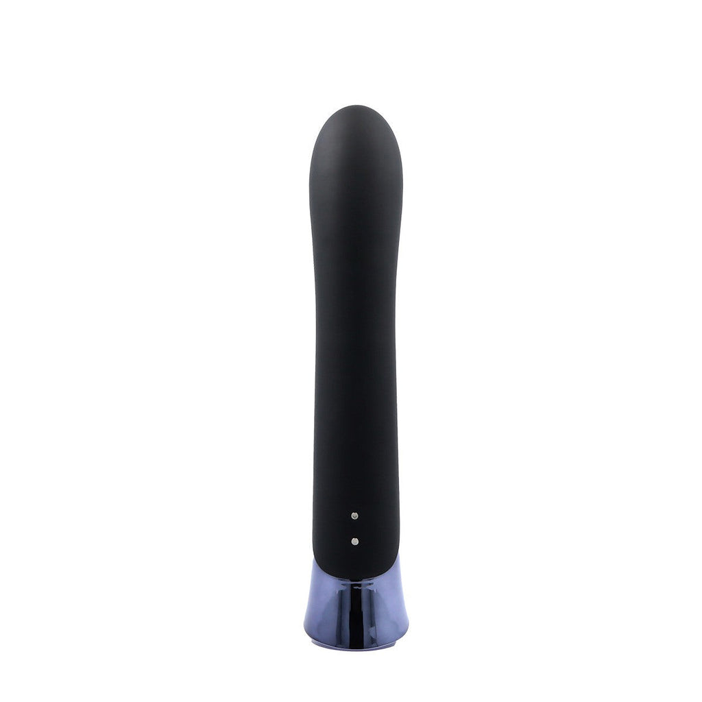 VIBRATORE IN SILICONE RICARICABILE HAVANA CON CONIGLIO E ASTA A BATTERIA