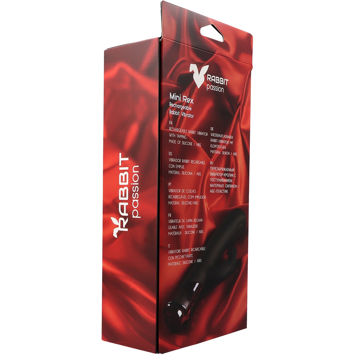 VIBRATORE CONIGLIO RICARICABILE MINI REX CON TAPPO