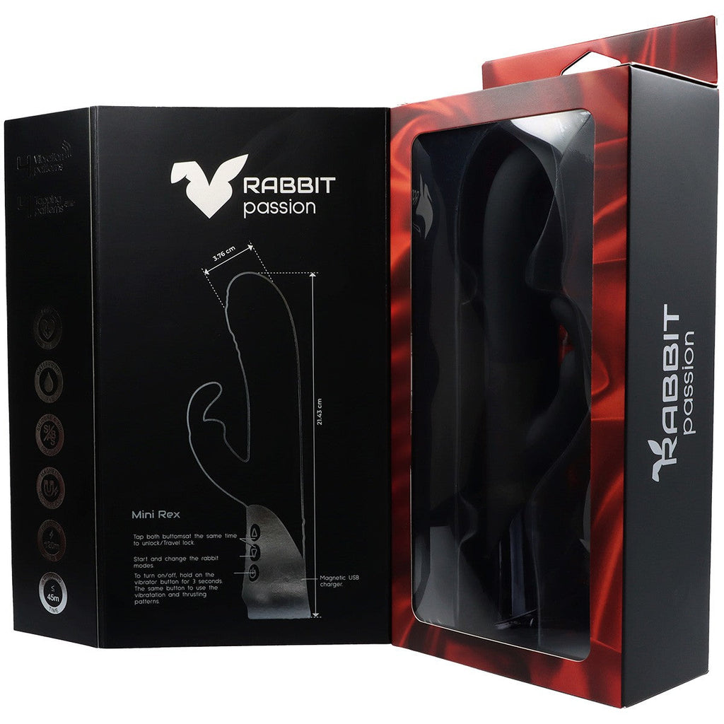 VIBRATORE CONIGLIO RICARICABILE MINI REX CON TAPPO