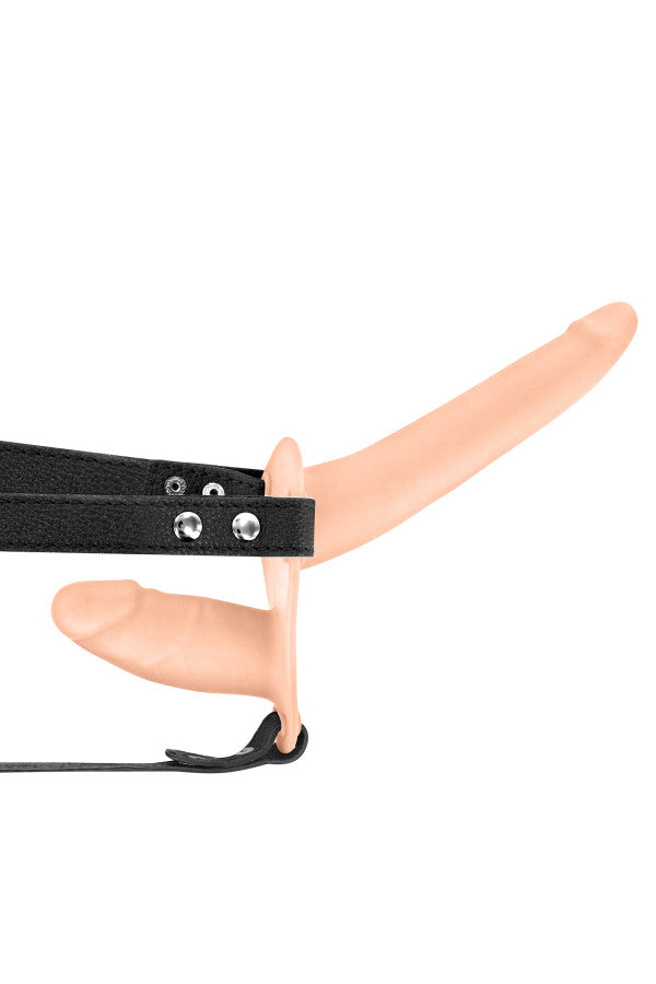 Fetish Tentation - Strap-On Harness Vibrante - Color Carne