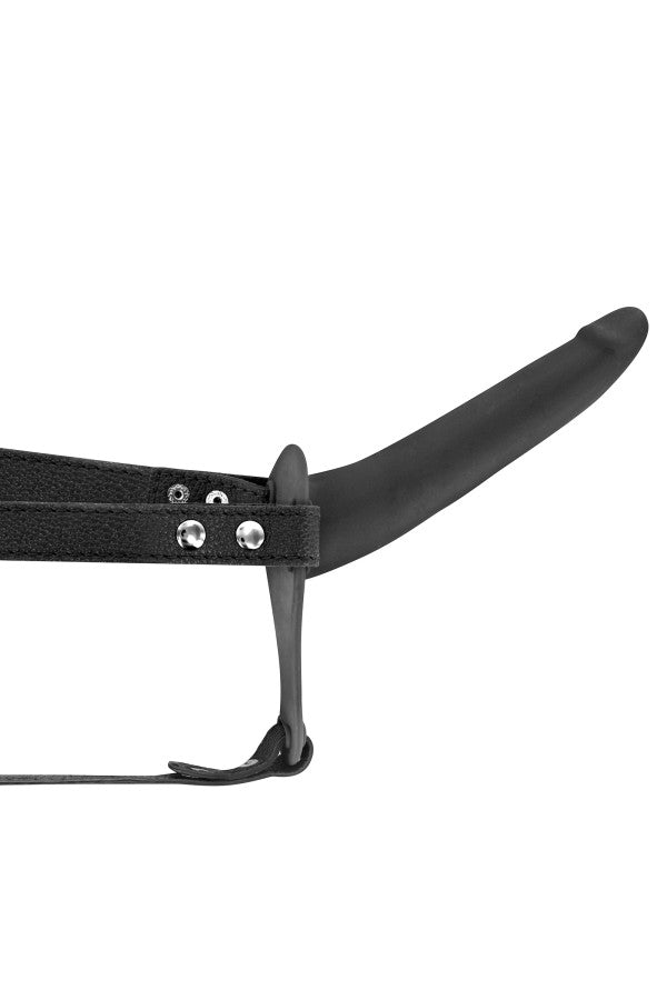 Fetish Tentation - Strap-On Harness Vibrante 15'5 cm - Nero
