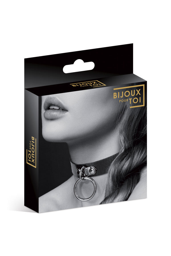 Bijoux Pour Toi - Collare con Anello - Nero
