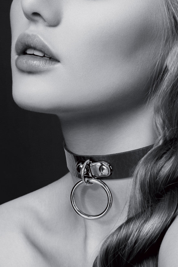 Bijoux Pour Toi - Collare con Anello - Nero