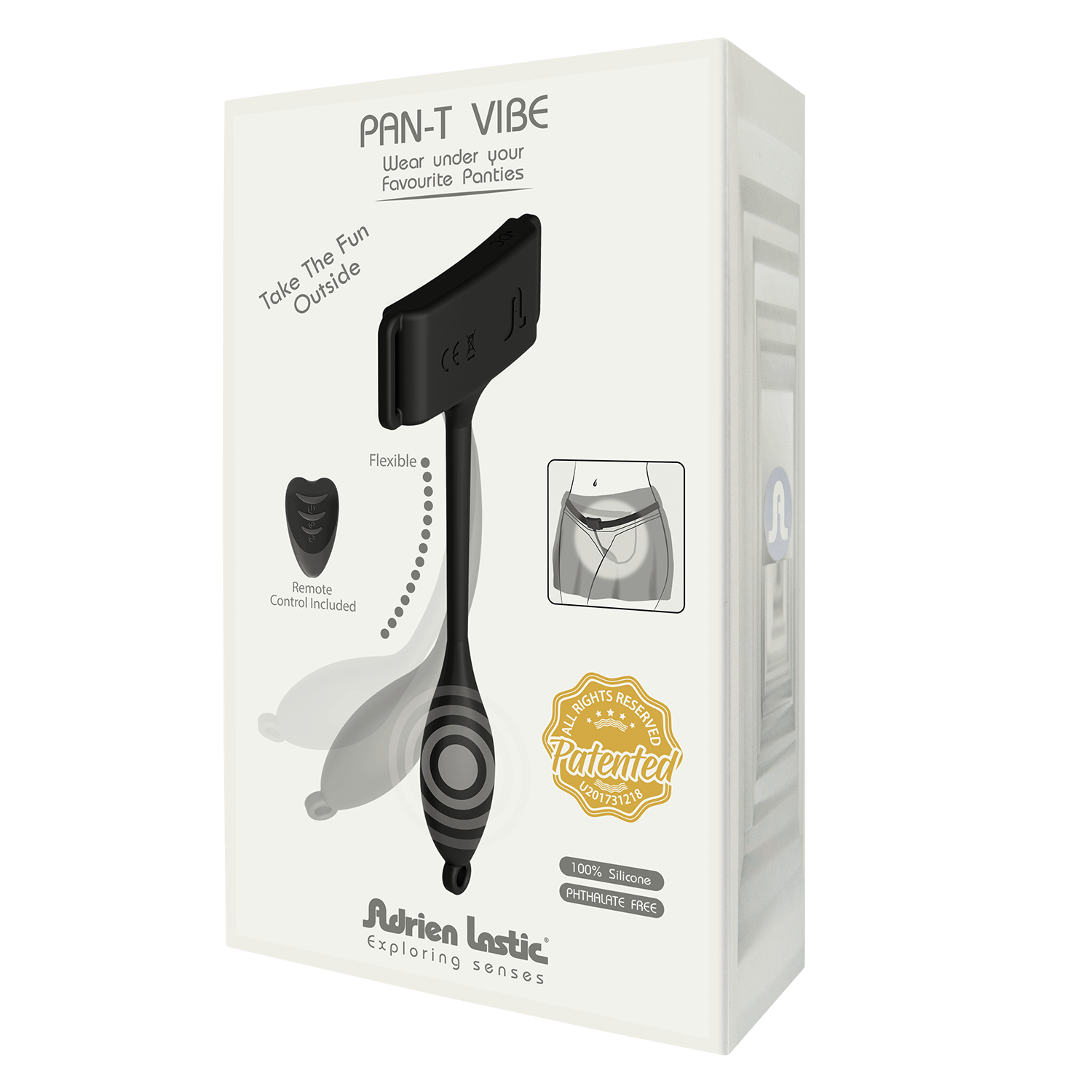 Adrien Lastic - Vibratore Indossabile Pan-T Vibe - Nero