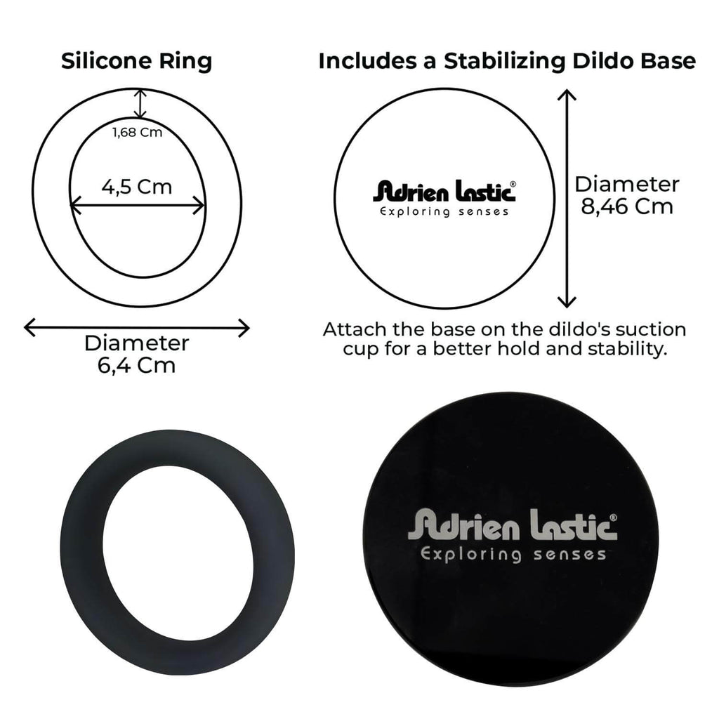 Adrien Lastic - Strap-On Elasticizzato - Nero