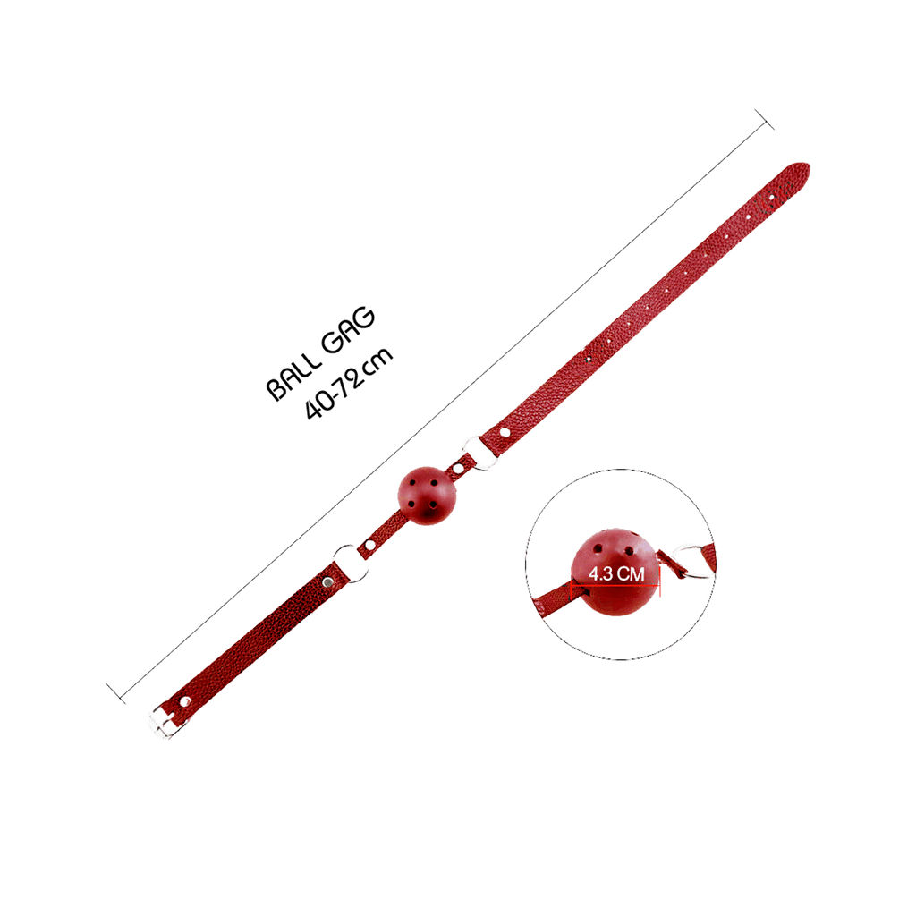 Alive - Ball Gag Discretion - Rosso