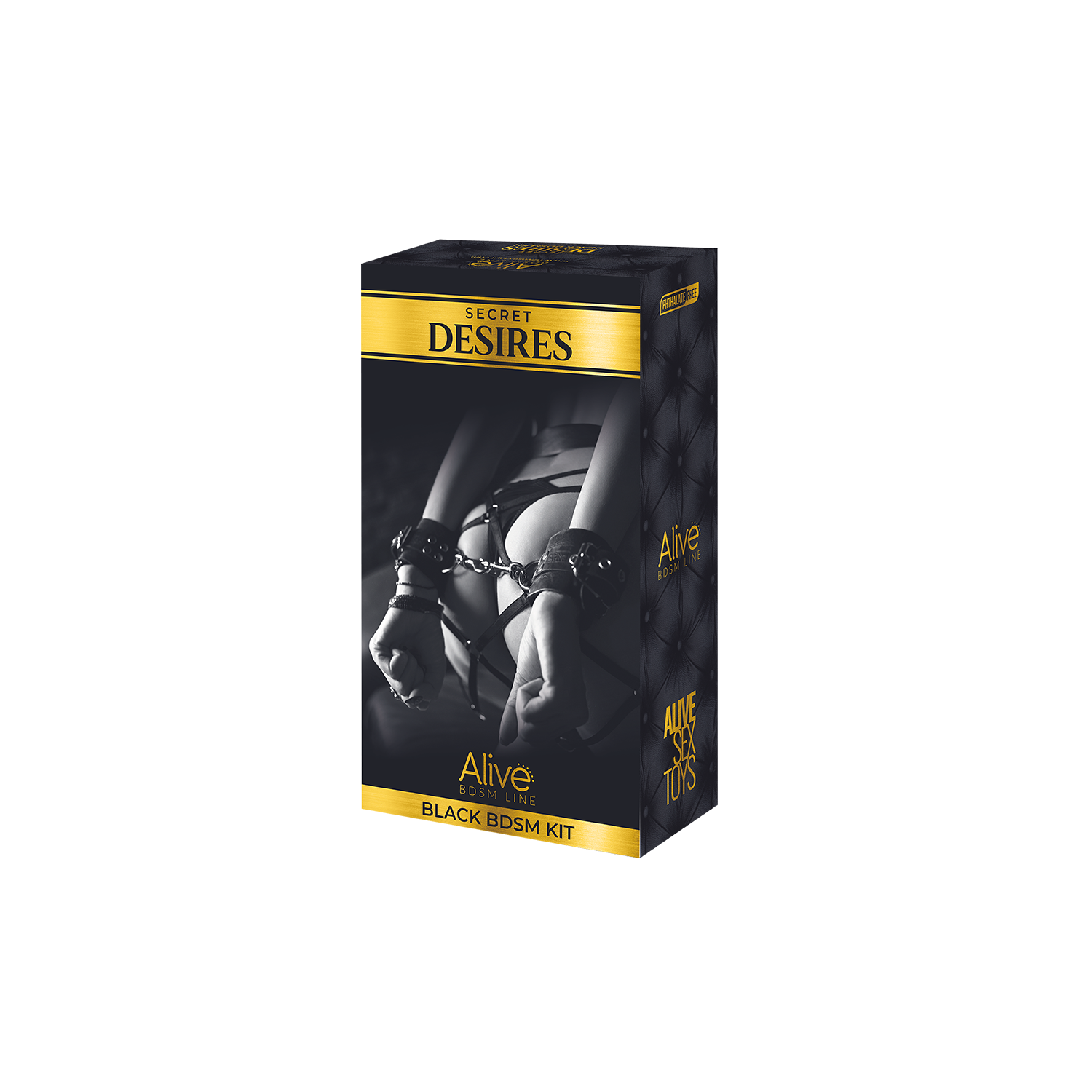 Alive - Secret Desires BDSM Kit - 8 Pezzi - Nero