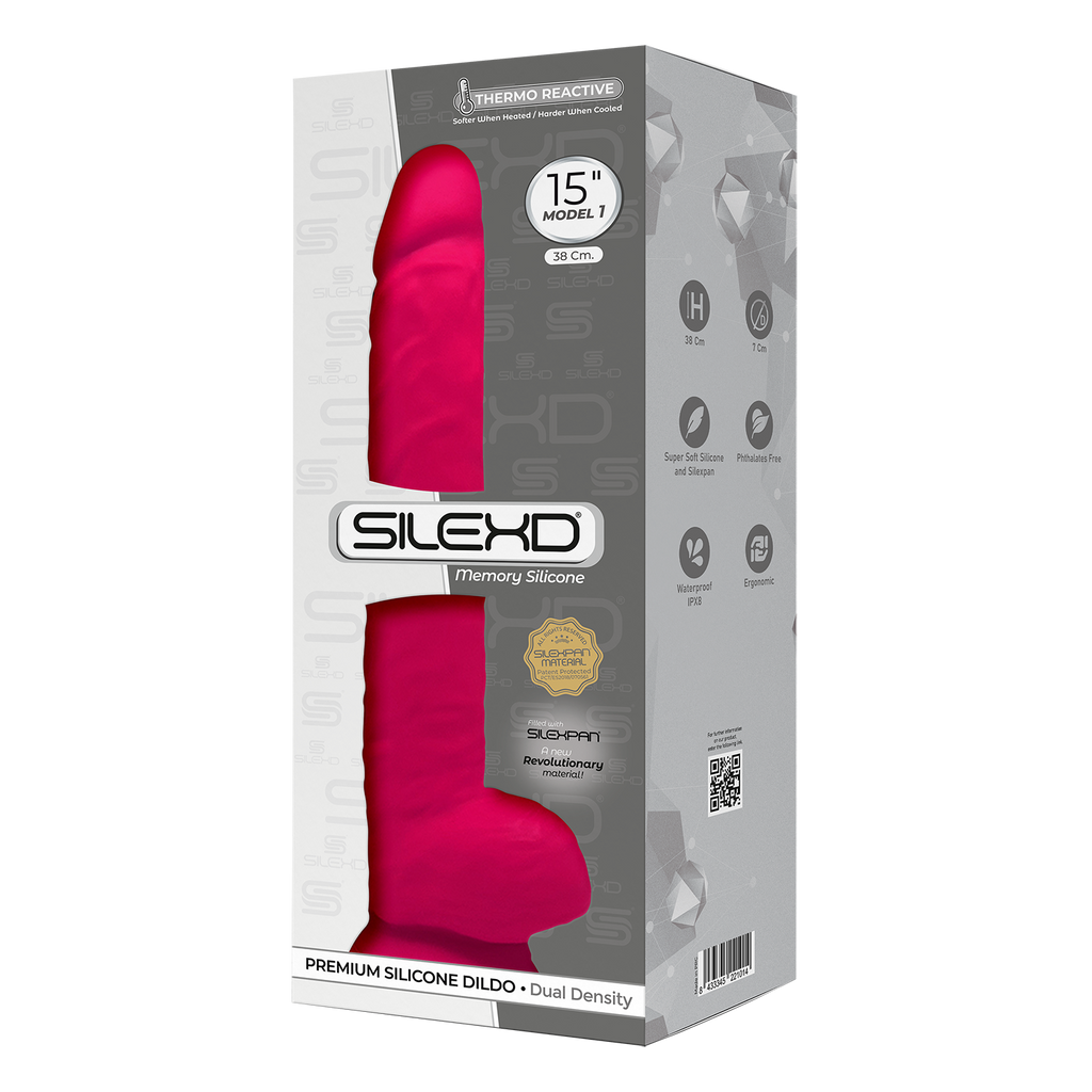 Silexd - Dildo Premium Silicone Mod.1 15'' - Fucsia