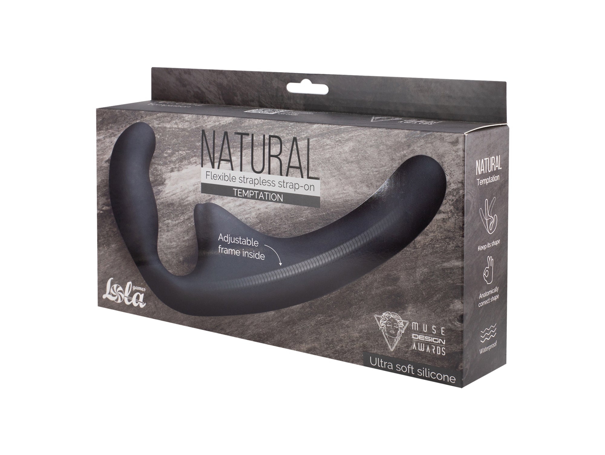 Lola Games - Strap-On Strapless Flessibile Temptation - Nero