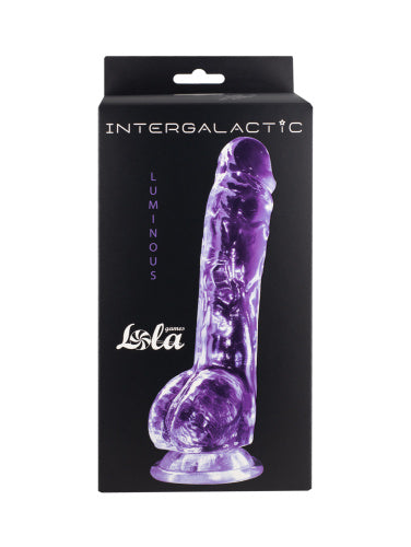 Lola Games - Dildo Trasparente Luminous - Viola