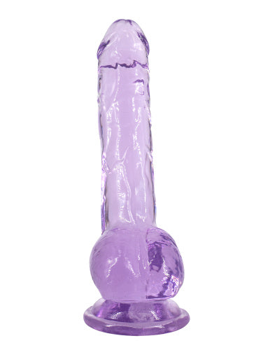 Lola Games - Dildo Trasparente Luminous - Viola