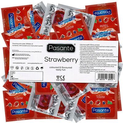 Pasante - Preservativi Strawberry Crush - Sacchetto da 144 Pezzi