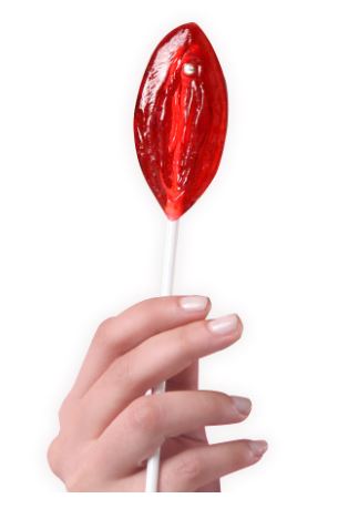 Secret Play -  Espositore Lecca Lecca Vulva - Fragola