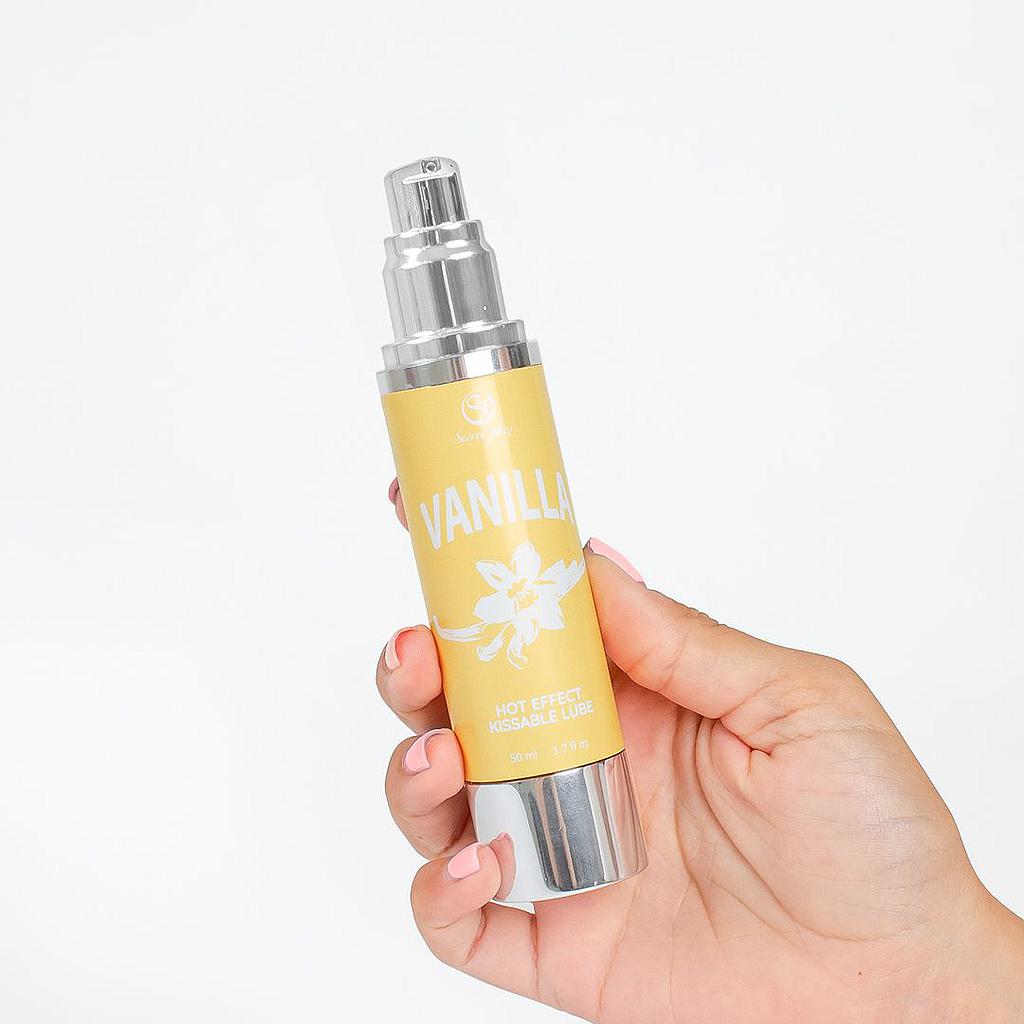 Secret Play -  Lubrificante Kissable Effetto Riscaldante - Vaniglia - 50 ml