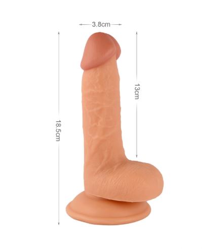 VSC Novelty - Dildo Realistico Mr. Rude - Color Carne - 7.3"