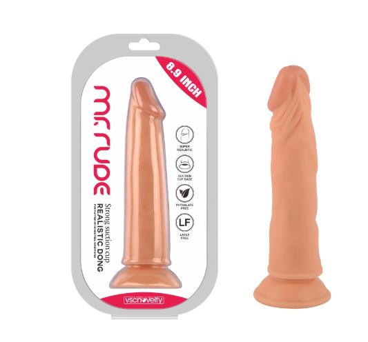 VSC Novelty - Dildo Realistico Mr. Rude - Color Carne - 8,9"