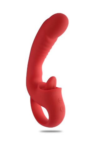 VSC Novelty - Vibratore Punto G - Licking Pleasure Luxury - Rosso