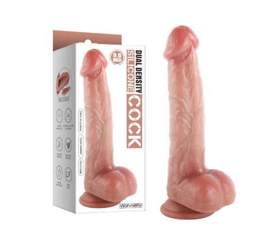 VSC Novelty - Dildo Realistico Doppio Strato Nature Feel - 9"