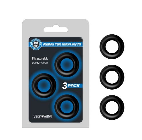 VSC Novelty - Set Anelli Fellici - Nero