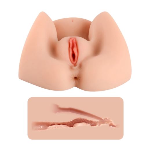 VSC Novelty - Masturbatore Realistico Vagina e Ano Alana - Color Carne