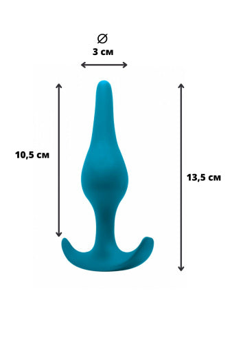 Lola Games - Plug Anale Smooth - Azzurro