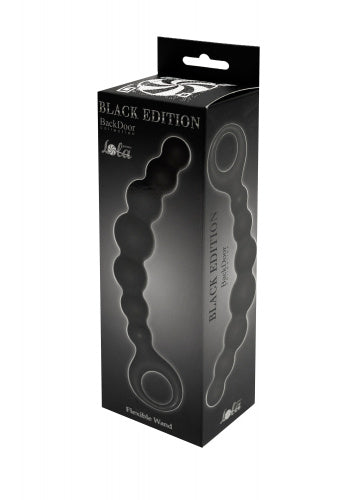 Lola Games - Anal Beads Flessibile Wand - Nero
