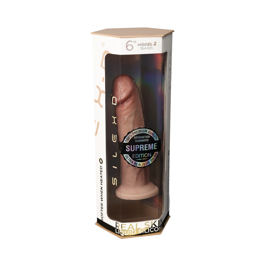 SilexD - Dildo Premium Real Skin Model 2 - 6"