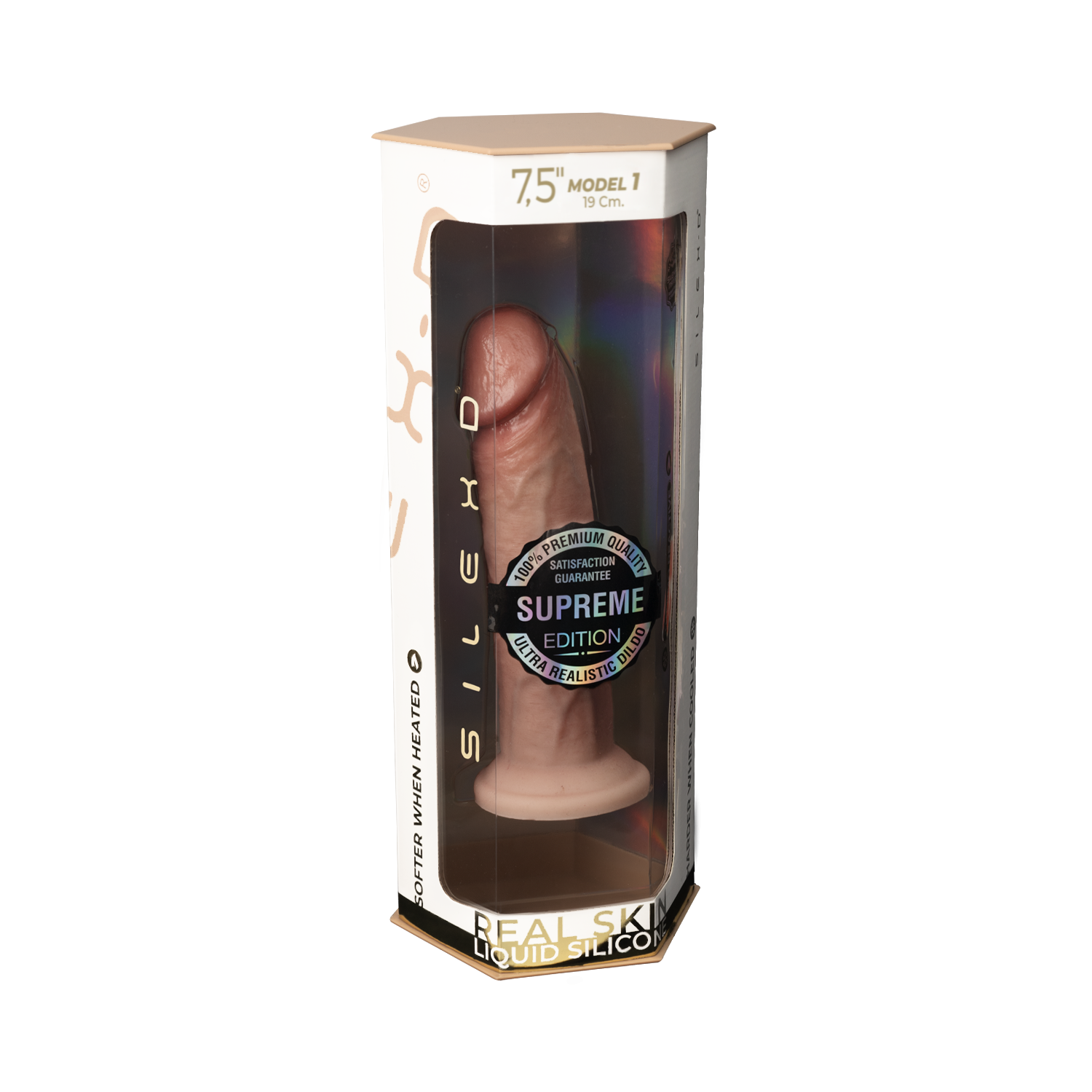 SilexD - Dildo Premium Real Skin Model 2 - 7,5"