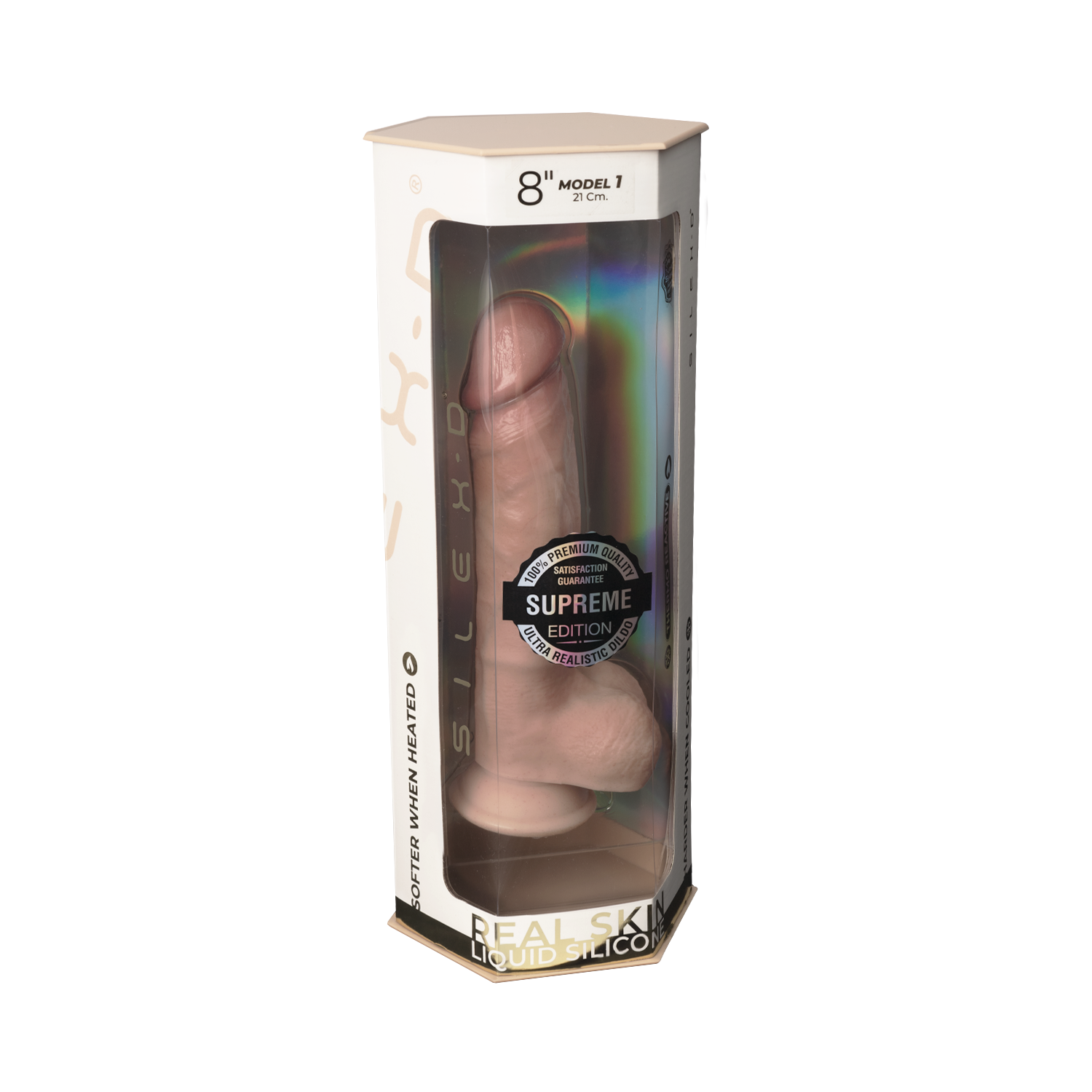 Silexd - Dildo Premium Real Skin Model 1 - 8"