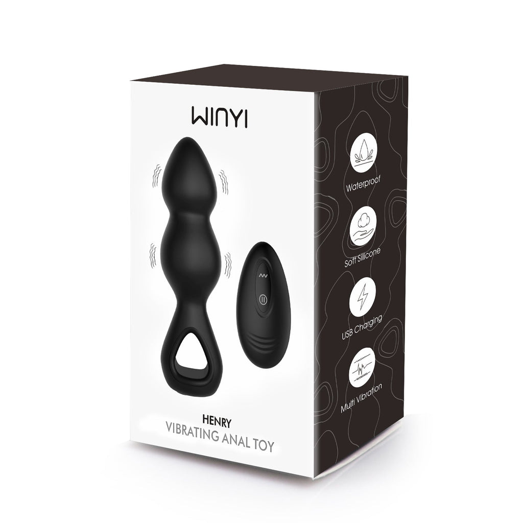 Winyi - Palline Vibranti Anali con Controllo Remoto - Henry