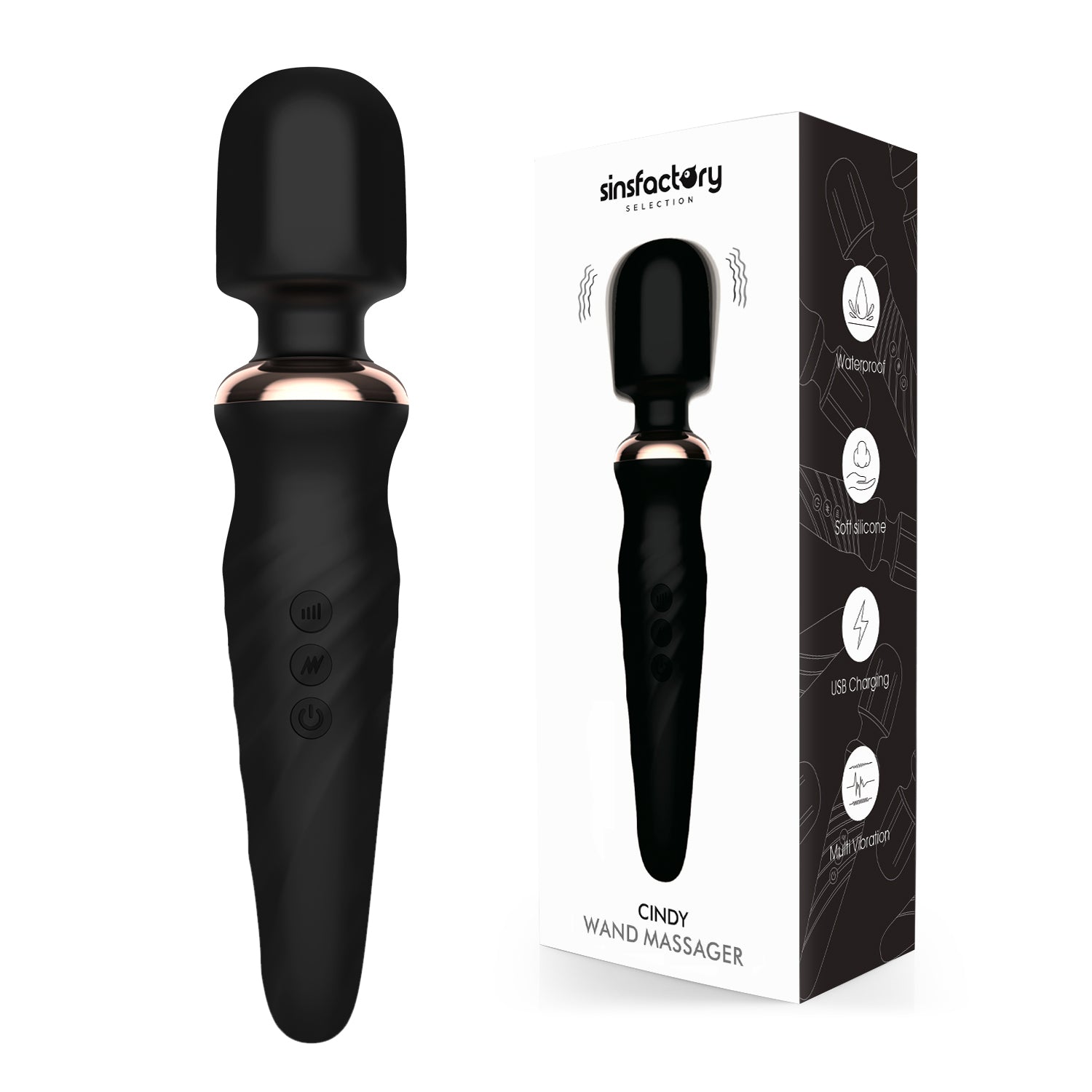 SinsFactory Selection - Wand Massager - Cindy
