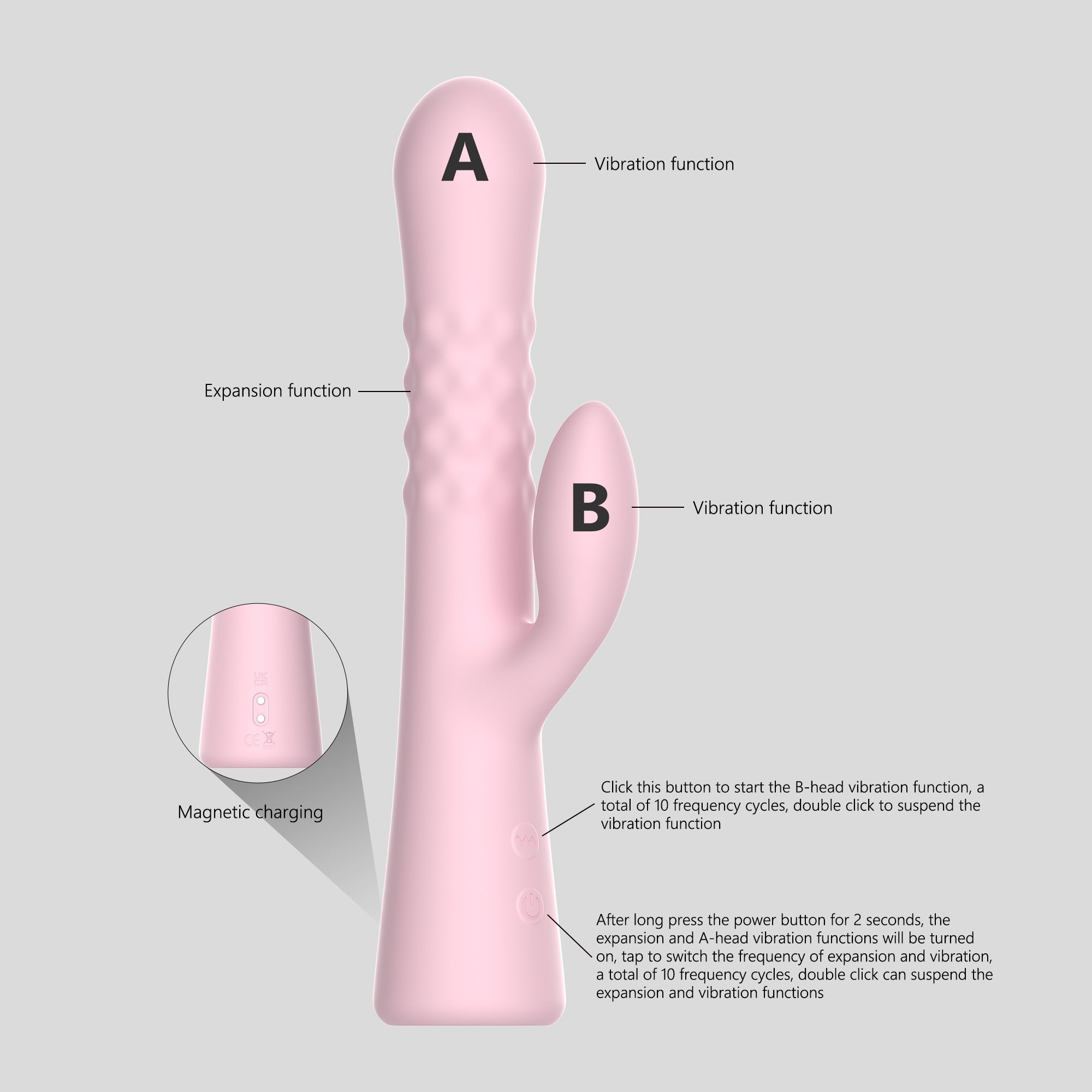 SinsFactory Selection - Multi-Funcional Swelling Vibrator - Miya