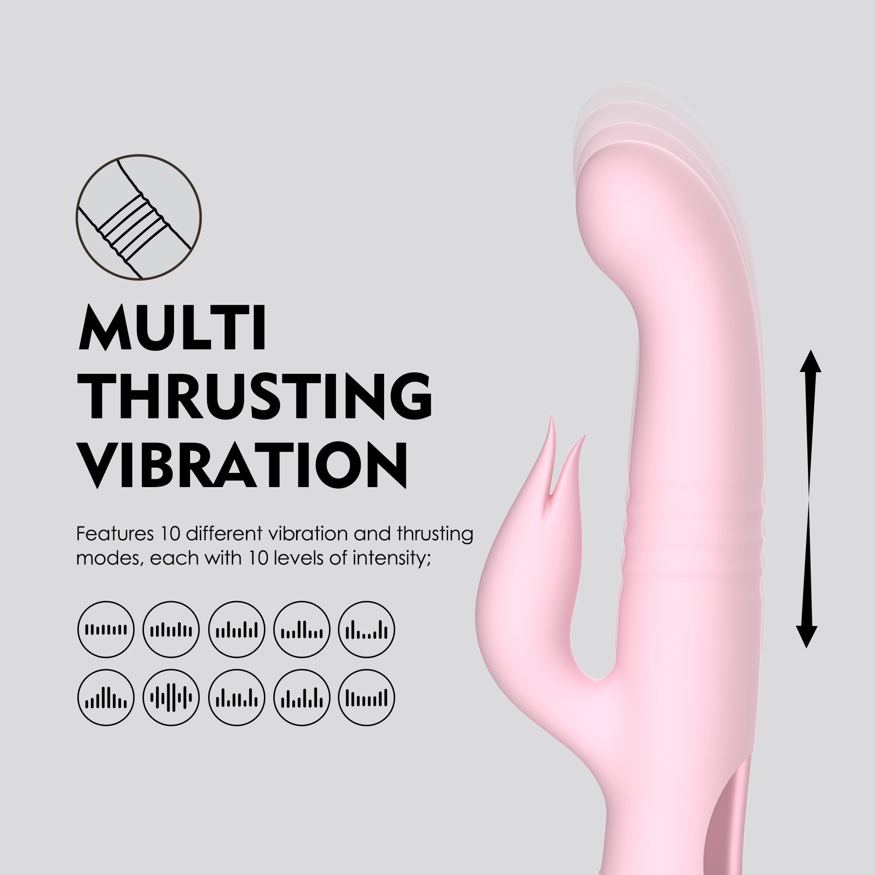 SinsFactory Selection - Multi-Funcional Thrusting Vibrator - Melanda