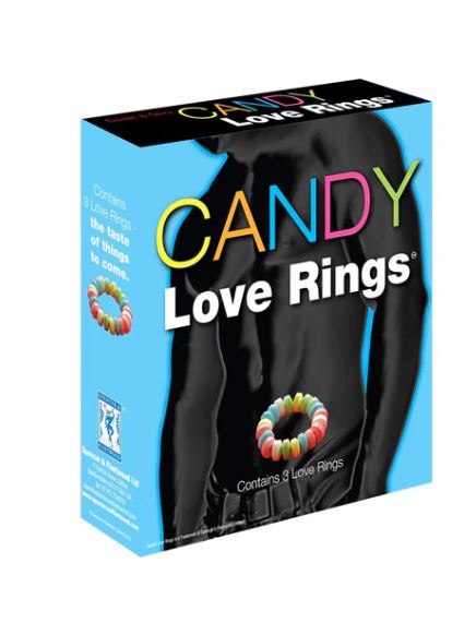 Anelli Candy Love assortiti 3 pezzi