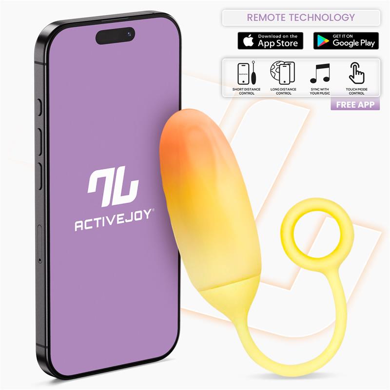 Into You - Ovetto Vibrante + APP - Giallo e Arancione