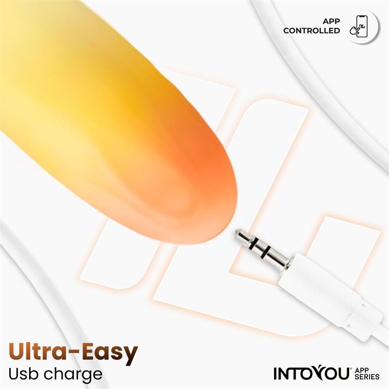 Into You - Ovetto Vibrante + APP - Giallo e Arancione
