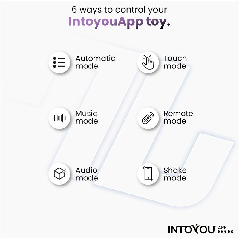 Into You - Ovetto Vibrante + APP - Blu e Rosa