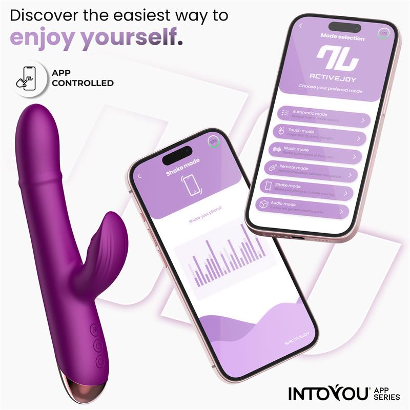 Into You - Sendel Vibe - Vibratore con Anello di Palline Interne Su e Giù e Pulsazione Clitoridea + APP