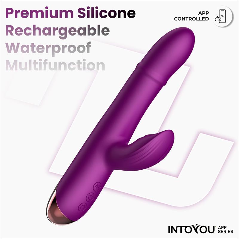 Into You - Sendel Vibe - Vibratore con Anello di Palline Interne Su e Giù e Pulsazione Clitoridea + APP