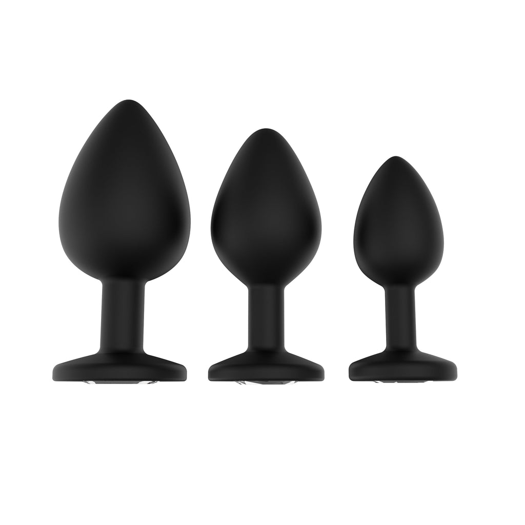 SinsFactory - Gem Butt Plug - L - Nero