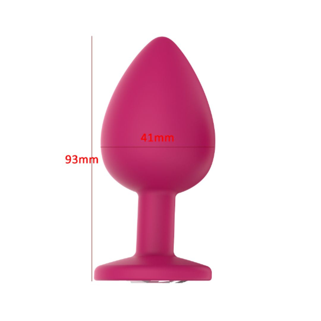 SinsFactory - Gem Butt Plug - L - Fucsia