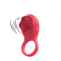 SinsFactory - Vibrating Rose Cock Ring