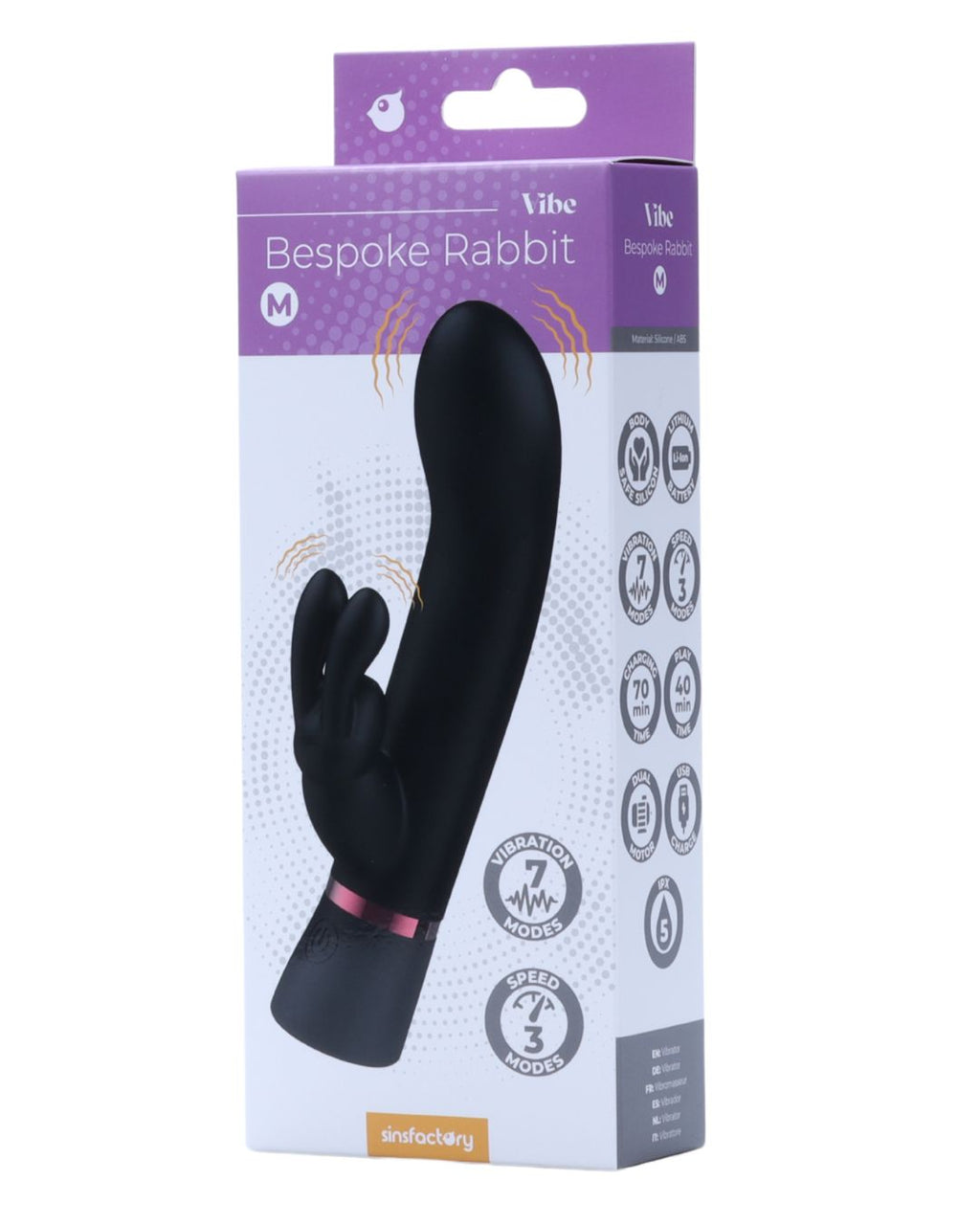 SinsFactory - Bespoke Rabbit - M - Nero
