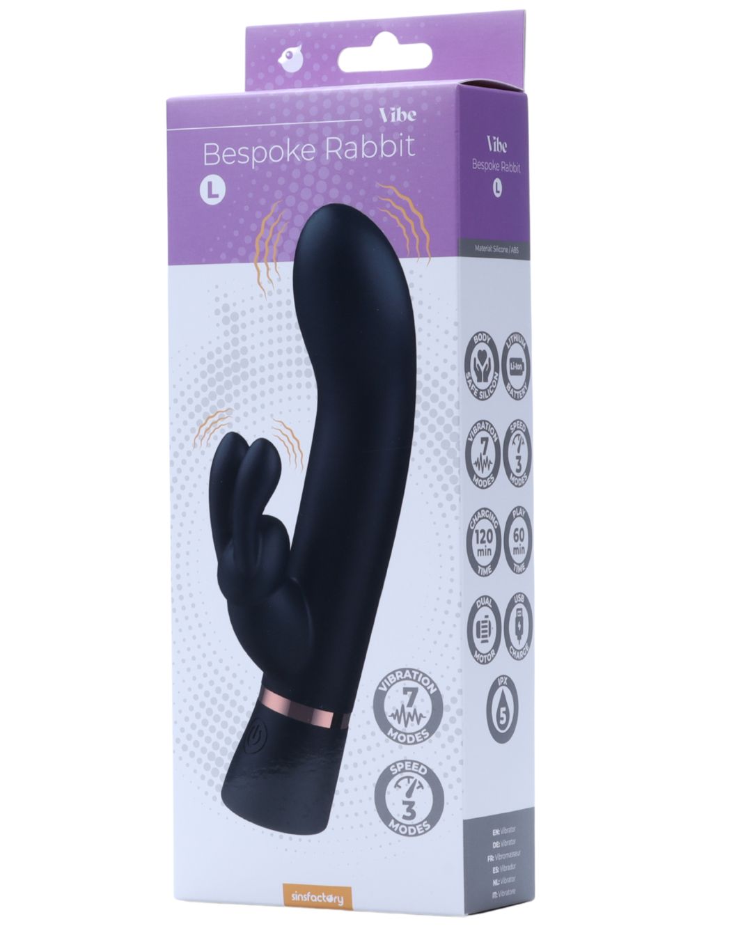 SinsFactory - Bespoke Rabbit - L - Nero