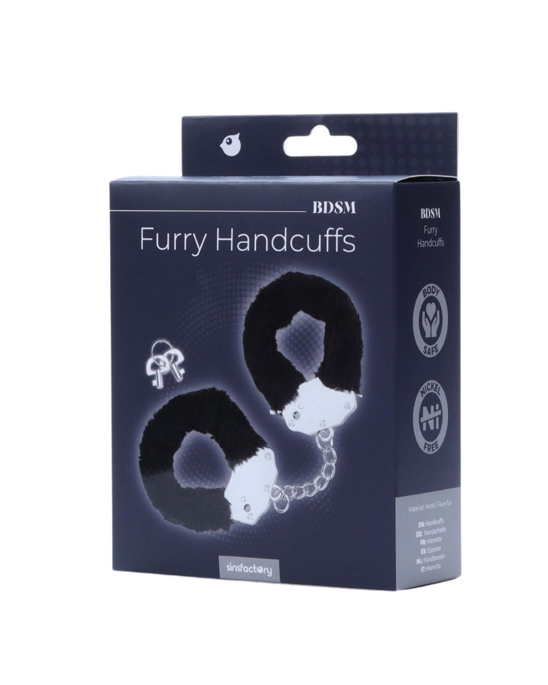 SinsFactory - Furry Fun Cuffs - Nero