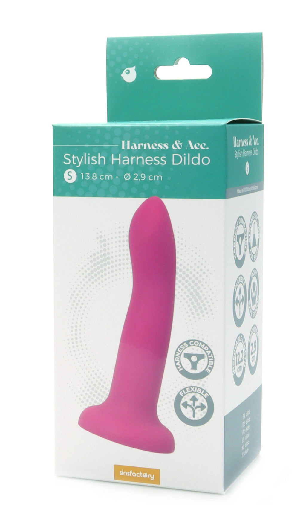 SinsFactory - Stylish Harness Dildo 13, 5 cm - S
